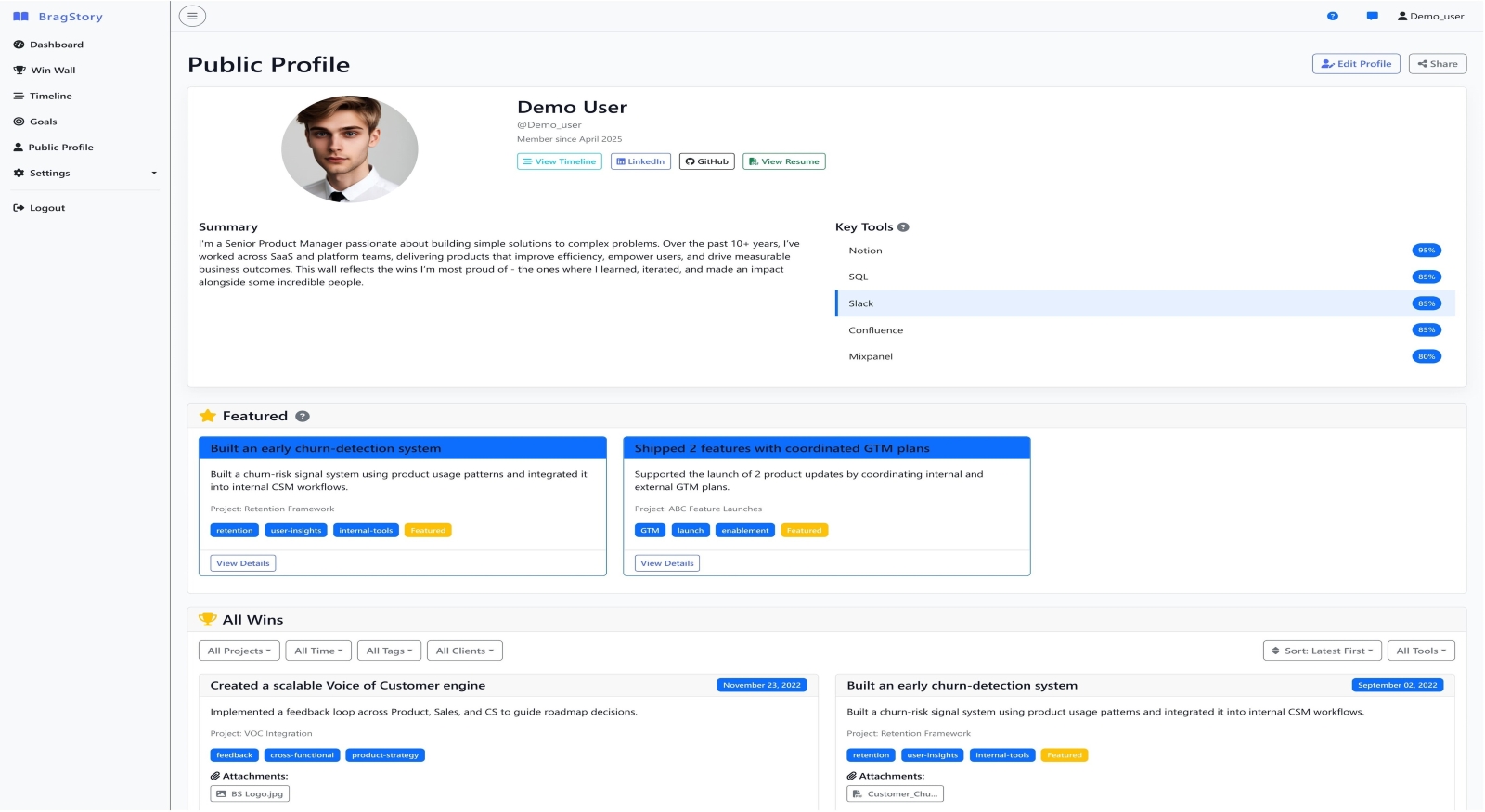 Public Profile